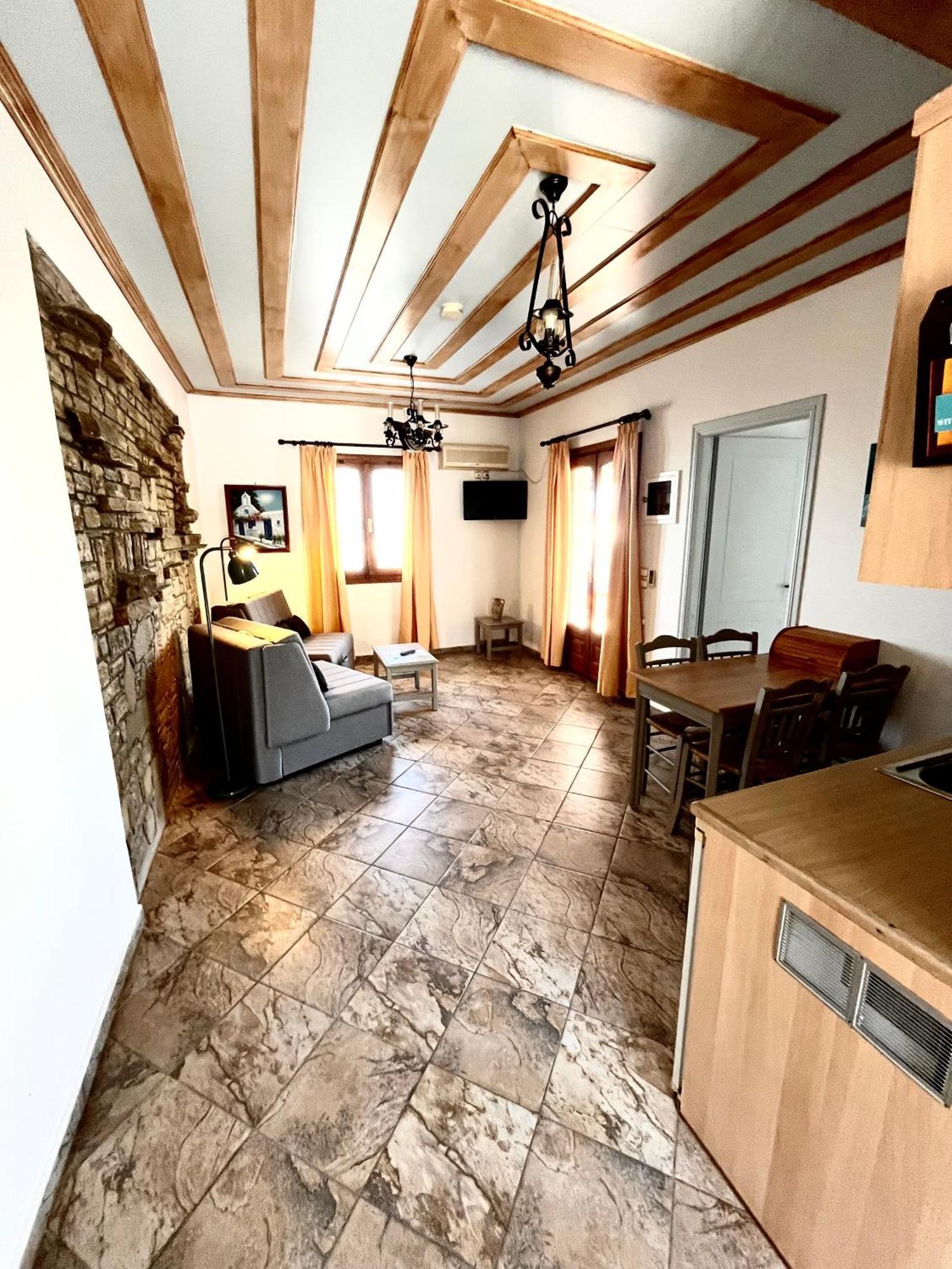Pantheon Apartments & Studios Marathókampos Esterno foto